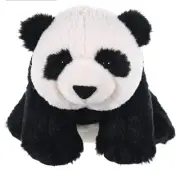 Wild Republic Plush Panda Bear Black White Stuffed Animal Toy 12”