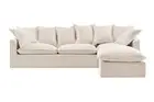 Brosa Palermo 3 Seater Modular Sofa with Right Chaise (Classic Cream), Sofas,