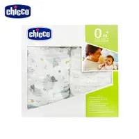 在飛比找PChome24h購物優惠-【Chicco】寶貝嬰兒純棉透氣包巾毯(2入)跳跳羊&手繪熊