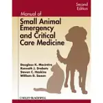 MANUAL OF SMALL ANIMAL EMERGENCY AND CRITICAL CARE MEDICINE