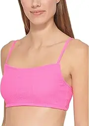 DKNY Textured Bralette Bikini Top