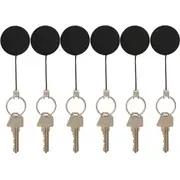 Rexel Retractable Key Holder Heavy Duty With Key Ring Hangsell 6 Pack