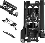38-in-1 Bike Multi Tool Kit – Portable Bicycle Repair Set with Chain Tool, Crank Puller, Hex Wrenches, Spoke Wrench and Tire Levers – Compact Cycling Maintenance Kit