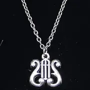 [ZOJK] Necklace 17X16Mm Harp Pendant Short Long Women Men Colar Gift Jewelry Choker