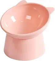 Cat Food Bowls Elevated Tilted, Raised Cat Bowls, Elevated Food or Water Bowls, Cat Food Bowl Pets Feeder Water Bowl for Small Dogs Indoor Cats(02)