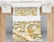 3D Yellow Crane ZHUA23 Bed Pillowcases Quilt Duvet Cover Set Queen King Zoe