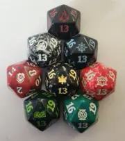 Magic The Gathering: D20 Spindown Dice Various Sets