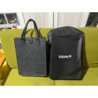在飛比找蝦皮購物優惠-OSIM全新厚不織布扣式手提袋，電腦手提袋、電腦包、購物袋