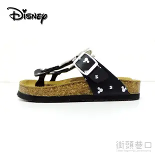 【街頭巷口 Street】 Disney 可愛大頭米奇 休閒鞋 勃肯鞋 夾腳拖鞋 童鞋 KRM464779BK 黑色