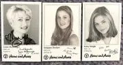 Home And Away Irene and Foster Kids Fan Card Reprints Irene Selina and Chloe