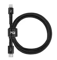 在飛比找myfone網路門市優惠-PQI USB-C to Lightning編織充電線(CL