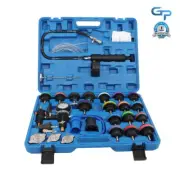 28-Piece Cooling System Radiator Pressure Tester Leak Detector Gasket Test Kit