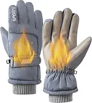 [XolngYYeng] Ski Gloves,Touchscreen Winter Gloves - Ski Winter Waterproof Gloves Snowboard Snow Warm Touchscreen Cold Weather Women Gloves