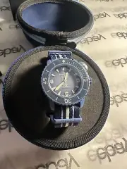 Blancpain X Swatch Scuba Fifty Fathoms Atlantic Ocean Bioceramic Watch New