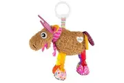 Lamaze Muffin the Moose Clip On Car Seat and Stroller Toy - Soft Baby Hanging Toys - Baby Crinkle Toys with High Contrast Colors - Baby Travel Toys Ages 0 Months and Up