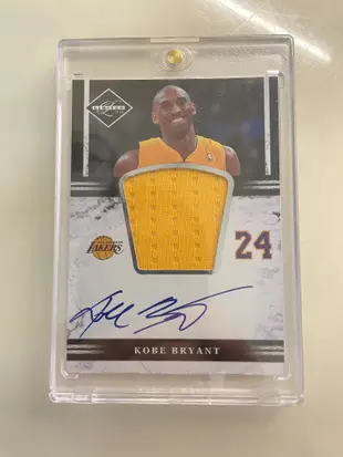 Kobe Bryant Limited 限量24張大塊球衣簽名卡