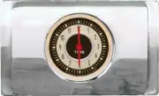 1940 Ford Deluxe Clock Insert w/ Classic Instruments Nostalgia (red pointers) (for: Ford)