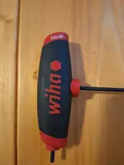 Wiha Tools Comfort Grip Duel Driver T-handle Metric 2.5mm×150mm Hex