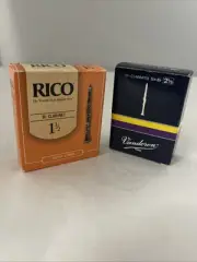 RICO by D'ADDARIO / Vandoren Clarinet REEDS B Flat 1.5 & 2.5 17 Reeds