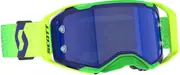 Scott Prospect 2.0 AMP Chrome, goggles , color: Neon Green/Yellow Blue-Tinted , size: One Size