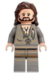 Sirius Black - Tattered Striped Shirt - Harry Potter Lego Minifigure hp345