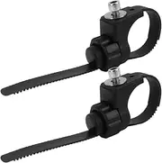 Bike Mud Guard Mount - Bike Side Wire Screw Mounting Fork Bracket Adapter | 2X Front Rear Adjustable Mud Guard Flap Ring Rack Accessories for Mountain Cycling Repair Parts