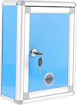 TEHAUX Wall Mount Complaint Box with Lock Vintage Post Box for Indoor Outdoor Use Durable Secure Letter Collection