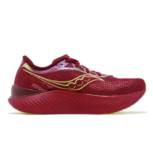 Saucony 慢跑鞋 Endorphin Pro 3 男鞋 黃 罌粟紅 碳板 競速慢跑鞋 支撐 運動鞋 索尼康 S2075516