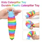 Safe to Play Caterpillar Toy Colorful Fidget Portable Stress Relief Slug