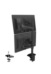 Dual Monitor Stand For Desk, Vertical Mount for 17-40" Screen Up To 25lbs Each.