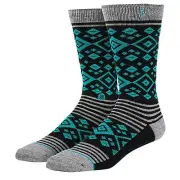 Stance Socks Diamondback Black Athletic Light Combed Cotton Large Extra Large