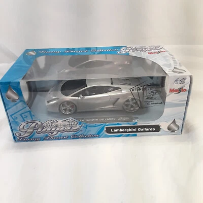 MAISTO Playerz Luxury Diecast Collection 1:18 LAMBORGHINI GALLARDO Silver