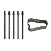Metal Clip Stylus Pen for Kindle Scribe with Smooth Nibs Black