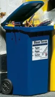 Pola 333206 G Blue Garbage Bins (Pack of 2)