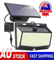 468 LED Solar Motion Sensor Light Outdoor IP65 Wall Security Garden Flood Lamp