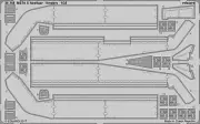 eduard 36368 x 1/35 MSTA S Howitzer Fenders for Zvezda