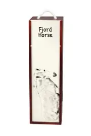 Fjord Horse Wine Box With Horse Art-Dog