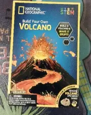 National Geographic Science Build Your Own Volcano Kit Kids Children DIY Explore