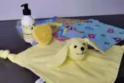 Puppy Gentle Dog Shampoo Cologne Fragrance Spray bath set with Dog snuggle toy