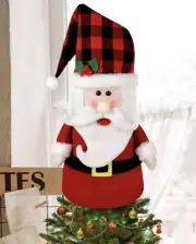 Mexllex Christmas Tree Topper Santa Claus Christmas Tree Decorations 30 Inch Chr