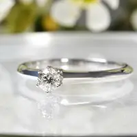 在飛比找ETMall東森購物網優惠-【le voeu】多角與角 完美六角 鑽石戒指 0.3克拉 