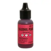 Ranger, Tim Holtz, Alcohol Ink, Pearl, Deception Alcohol Ink, .5 fl oz, Red Ink