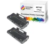 2 Pack Compatible Toner Cartridge for Ricoh 407167 TYPE-SP100LS (1,200 Pages) for Lanier Ricoh SP100 SP100E SP112