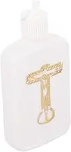 Levemolo Small Empty Holy Water Flask Portable Catholic Water Bottle for Travel Religious Blessings