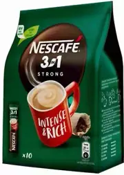 Nescafe STRONG 3 in 1 Classic Instant Coffee 10pcs x 16.5g - 165g / 5.82oz