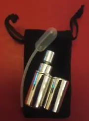 Pink Heart Designs silver coloured Perfume Atomiser 5 ml Spray Pump