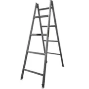 Trademark industrial ladder trestle adj legs 3000mm