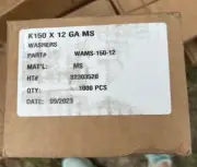 (Box of 1000) Washers WAMS-150-12 MS K150 X 12 GA MS