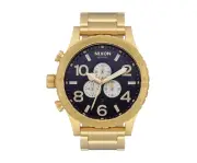 NIXON 51-30 Chrono Watch GOLD/ INDIGO A083-2033-00