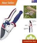 SECATEURS - RATCHET TWIST ANVIL SJ-, Blue, 21.5 x 6.5 x 2.5 cm